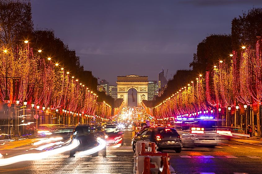 Paris at night