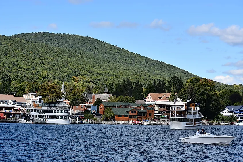 Village of Lake George in New York, via Ritu Manoj Jethani / Shutterstock.com