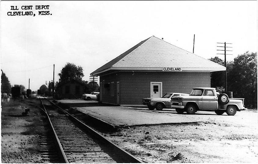 Illinois Central Depot, Cleveland, Mississippi