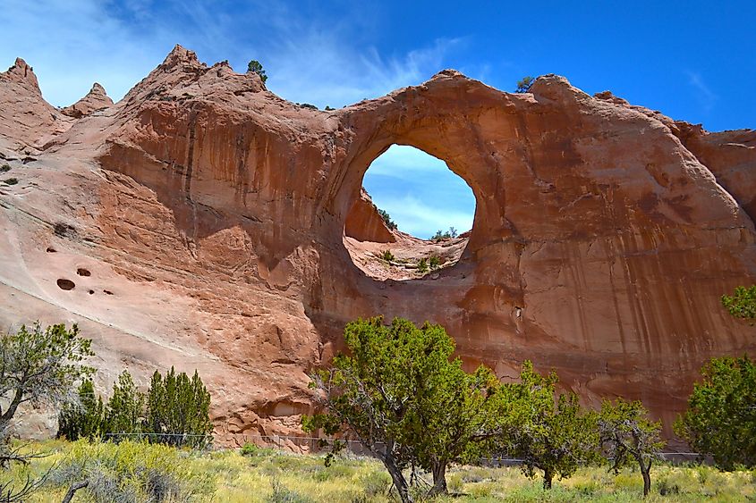 Window Rock in Window Rock, Arizona.