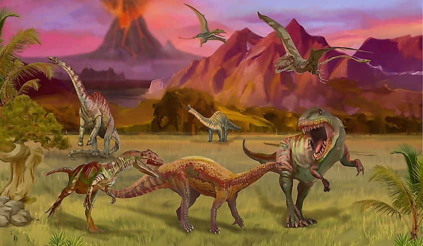By the end of the Triassic-Jurassic extinction dinosaurs outnumbered mammals