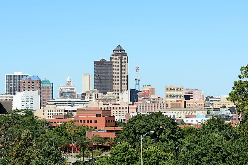 Des Moines, Iowa, Skyline