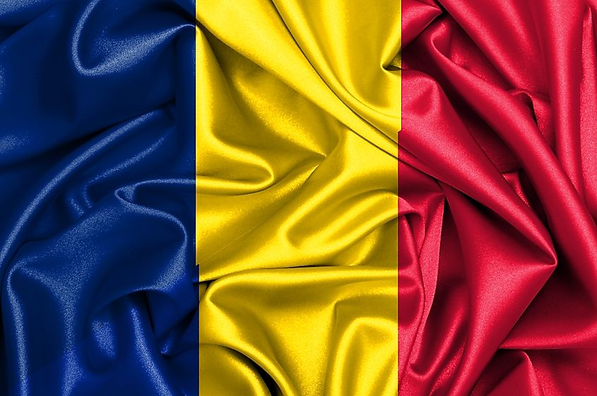 This flag could pass both as the flag of Romania or the flag of Chad.