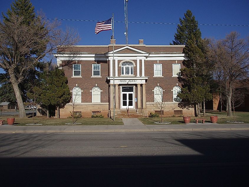 San Juan County Courthouse, Monticello, Utah.