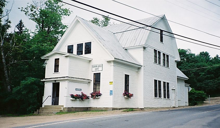 Old Town Hall in Jackson, New Hampshire