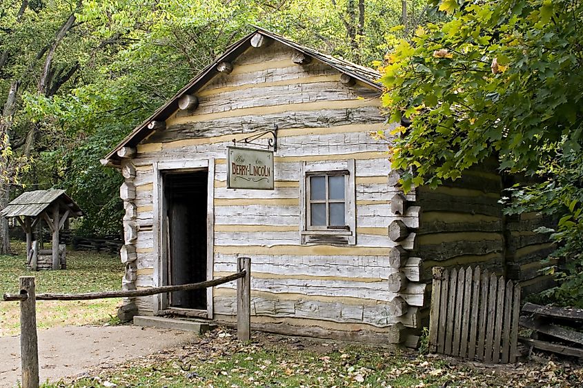 First berry lincoln (abraham) store in new salem illinois