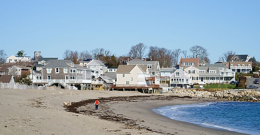 Peggotty beach Scituate MA USA
