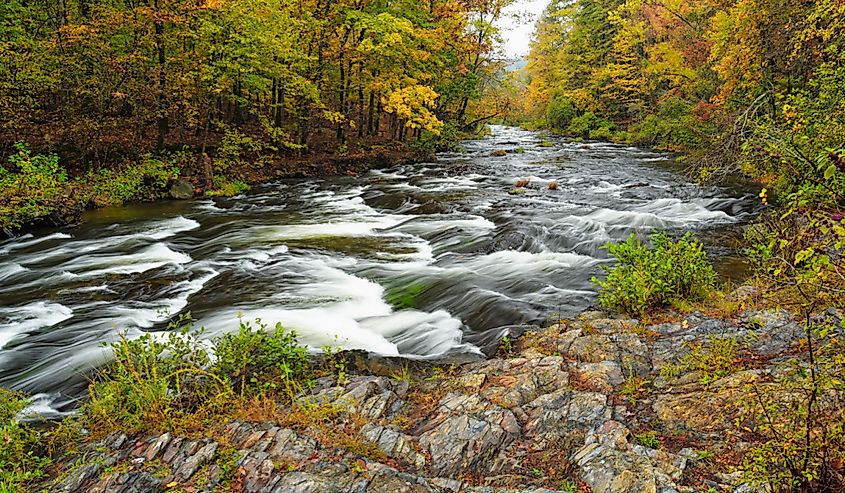 Mountain Fork River at Beaver's Bend State Park II. McCurtain County, Oklahoma. 