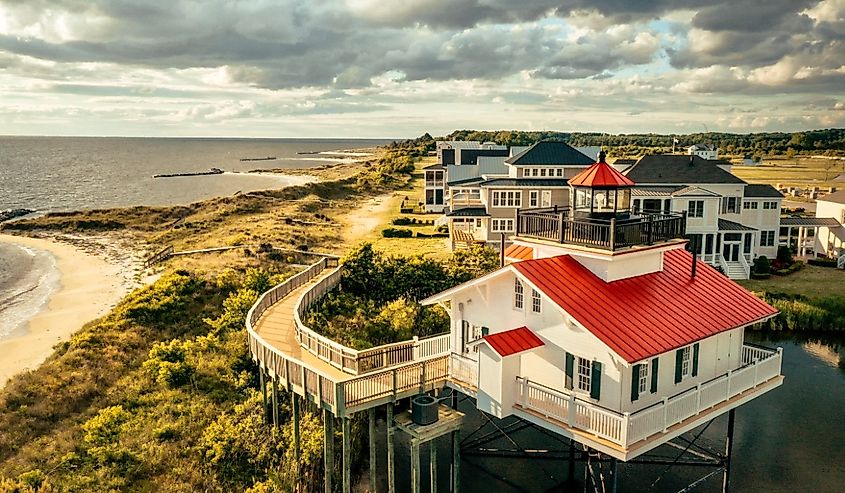 Bay Creek at Cape Charles, Virginia.