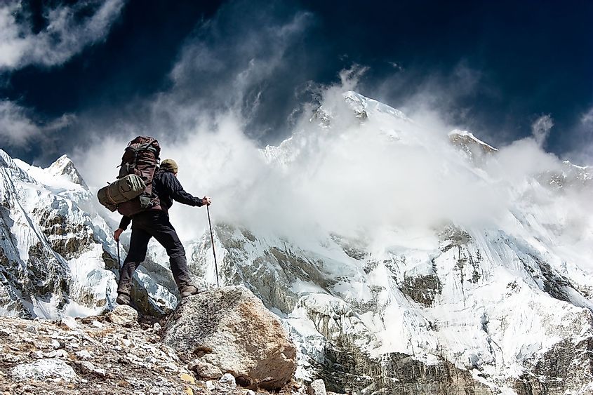 Mount Cho Oyu in Nepal