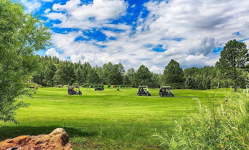 Inn of the Mountain Gods golf course.