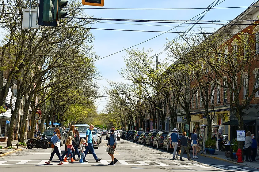 East Market Street in Rhinebeck, New York, via Ritu Manoj Jethani / Shutterstock.com