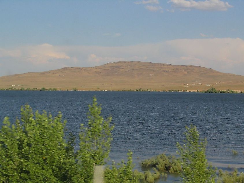 Modern Lake Lahontan is a reservoir on the Carson River in northwest Nevada in the United States.