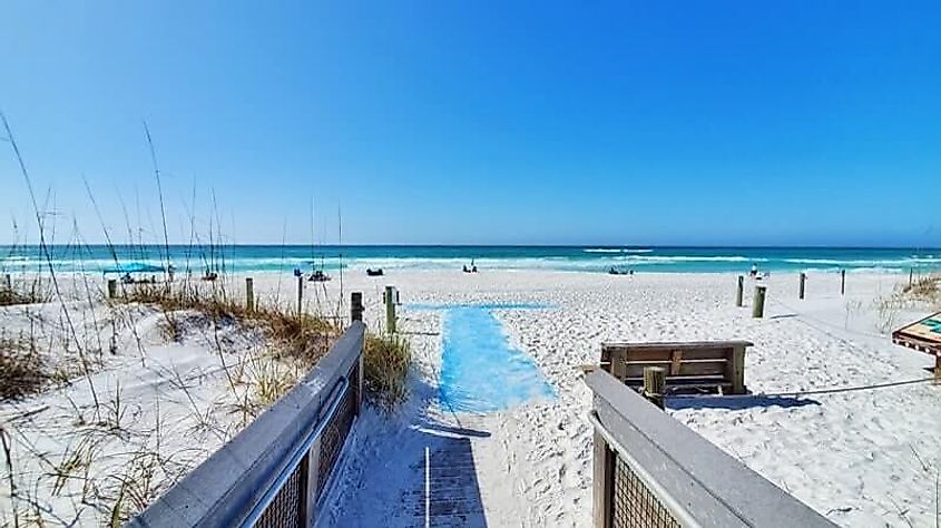 Grayton Beach in Florida, via 