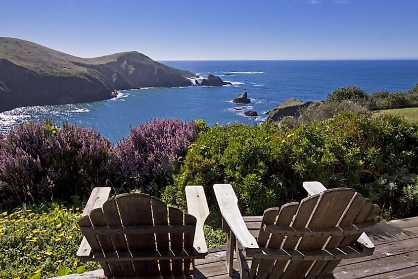 View from Mendocino Coast Lodge 