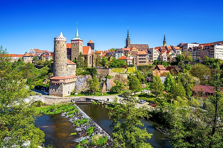 Old city of Bautzen, Saxony, Germany.