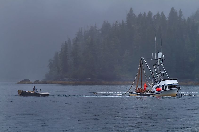 Fishing boat in Prince William Sound