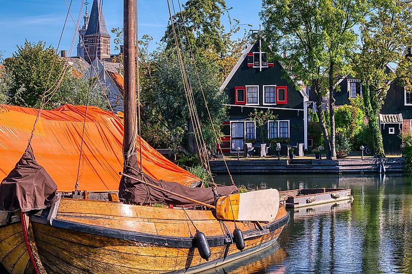 The charming community of Edam, North Holland, the Netherlands.
