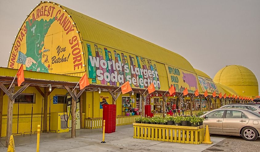 Minnesota's Largest Candy Store, Jordan, Minnesota.