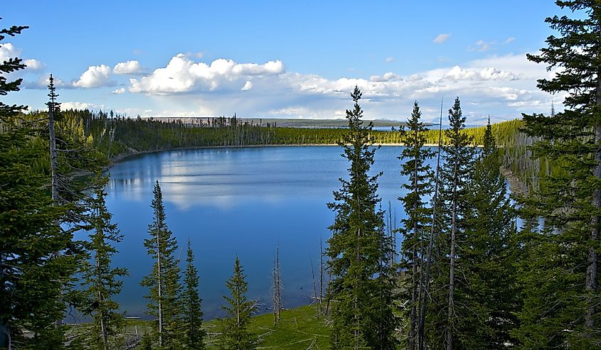 Yellowstone Lake in Yellowstone National Park