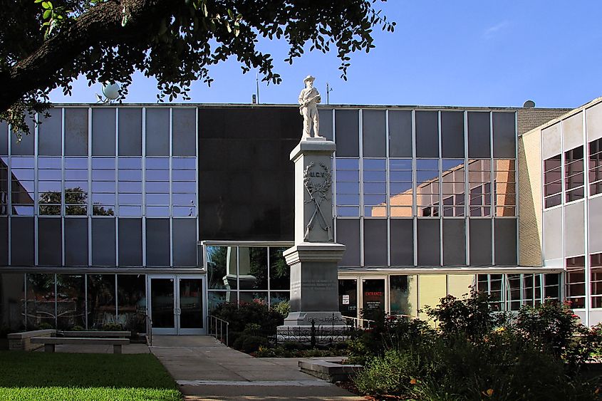 The Kaufman County Courthouse in Kaufman.
