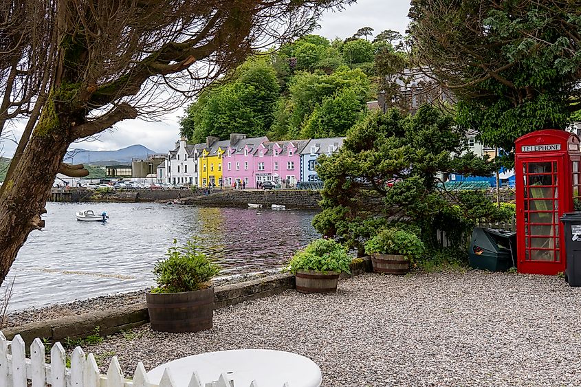 Portree, Isle of Skye, in the Inner Hebrides.
