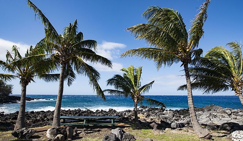 Kapa'a Beach Park, Hawaii