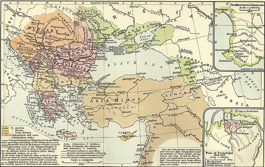 The Collapse of the Ottoman Empire (Credit: William Robert Shepherd, Public domain, via Wikimedia Commons)