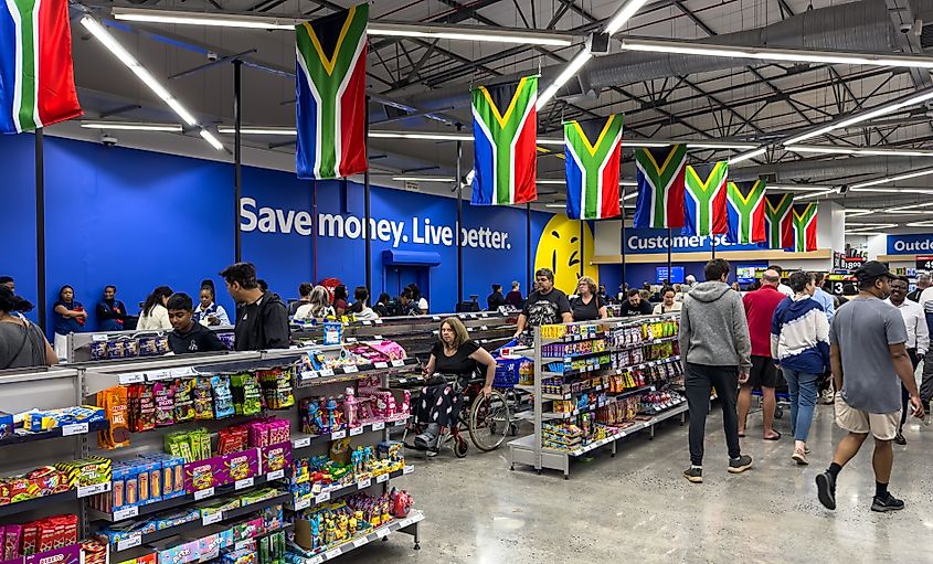 Walmart in South Africa. Editorial credit: paul saad / Shutterstock.com