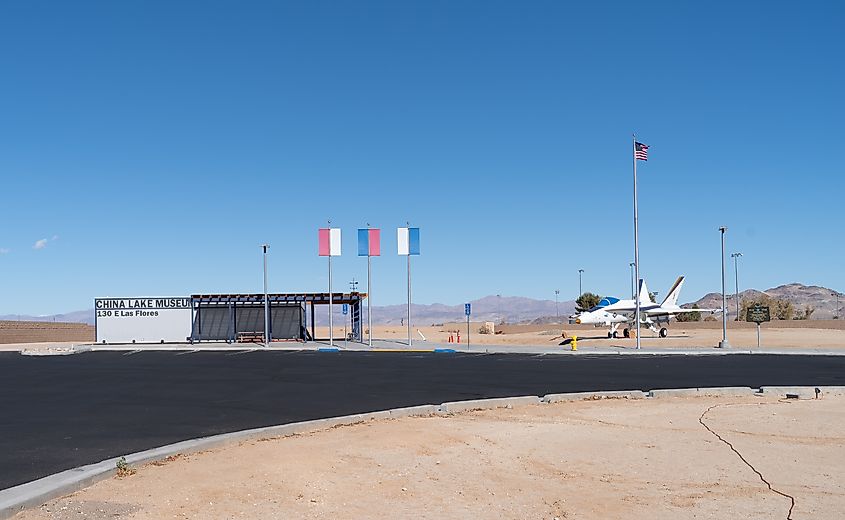 View of the China Lake Museum at the Naval Air Weapons Station China Lake. Editorial credit: Angel DiBilio / Shutterstock.com