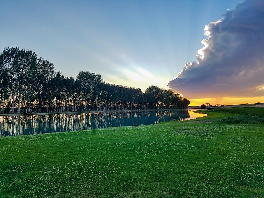 Moses Lake, Washington.
