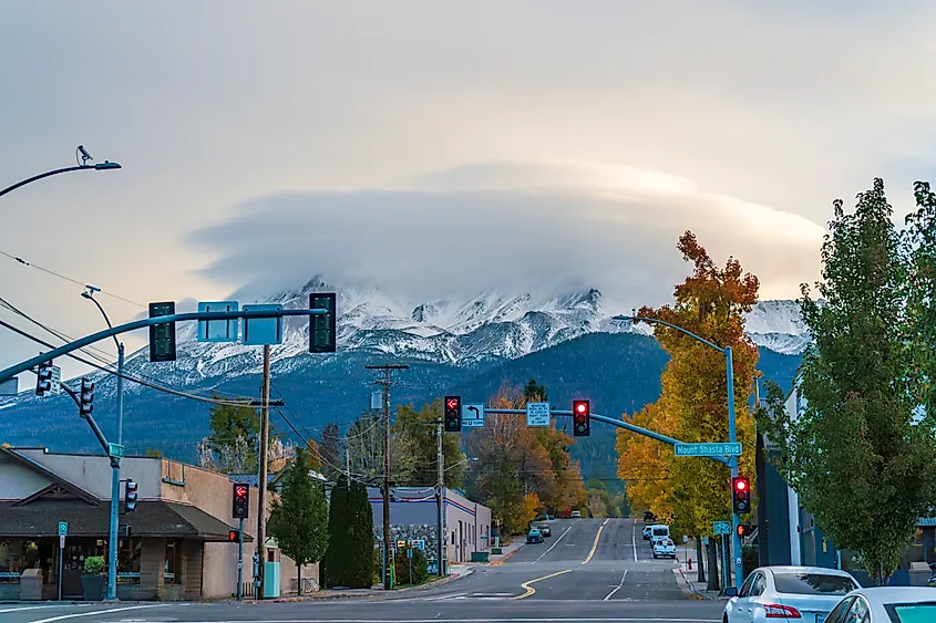 The breathtaking town of Mount Shasta, California.