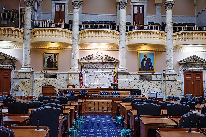 Maryland State House in Annapolis