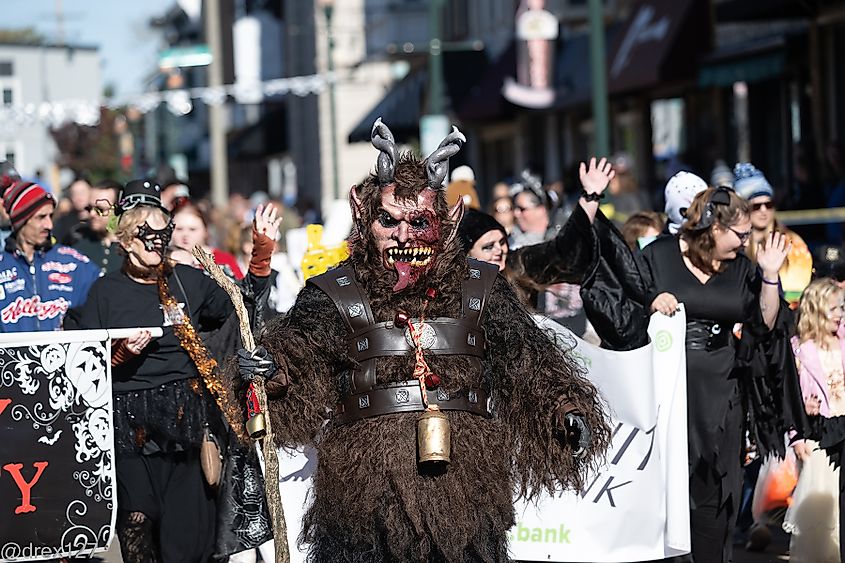 Burlington Spooky City, in Burlington, Wisconsin.