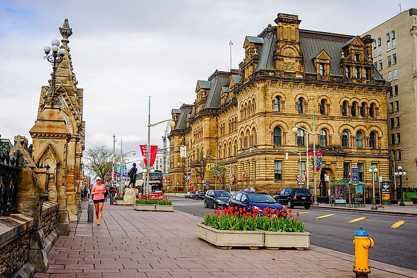 Old buildings at downtown in Ottawa, Canada