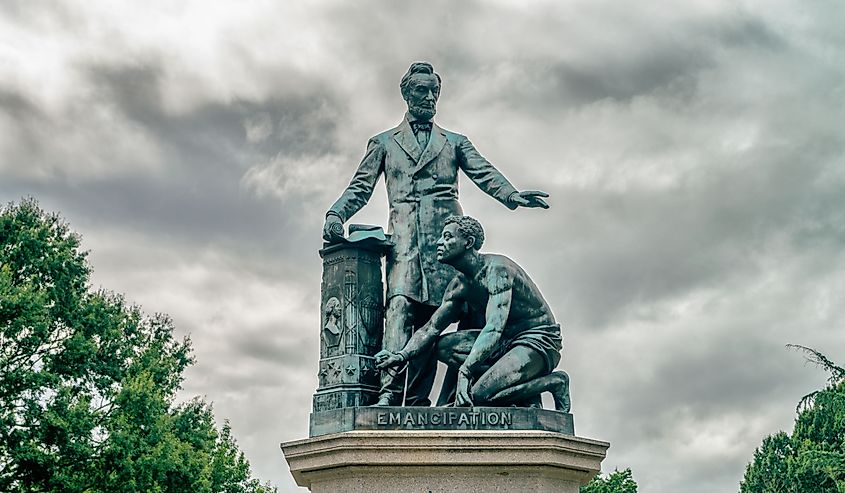 Freedman’s Memorial is a monument in Lincoln Park