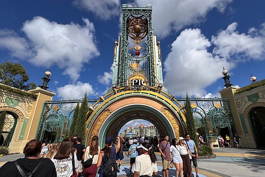 Entering Universal Epic Universe Image credit Bryan Dearsley
