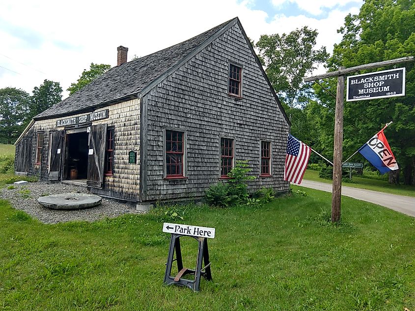 Blacksmith Shop Museum in Dover-Foxcroft, Maine