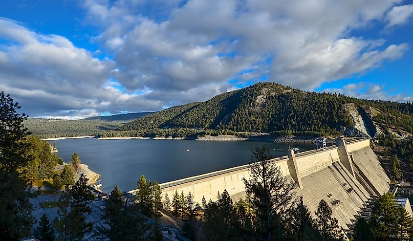 Libby Dam in northwestern Montana.