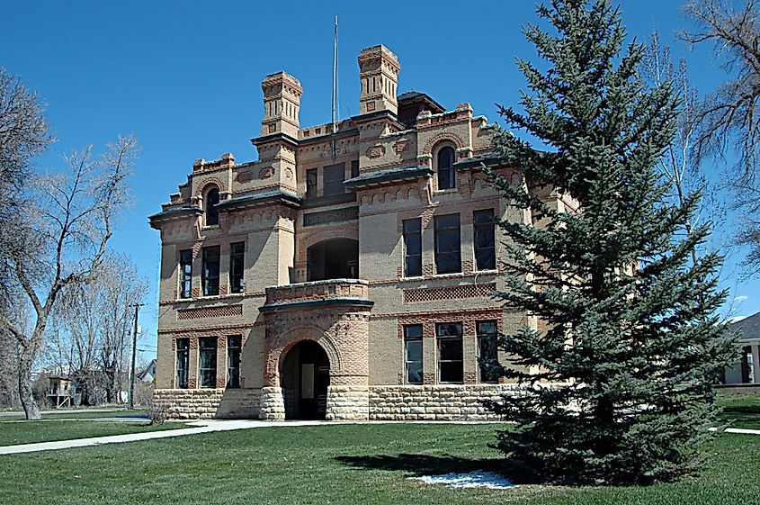 Old Spring City Schoolhouse in Spring City, Utah