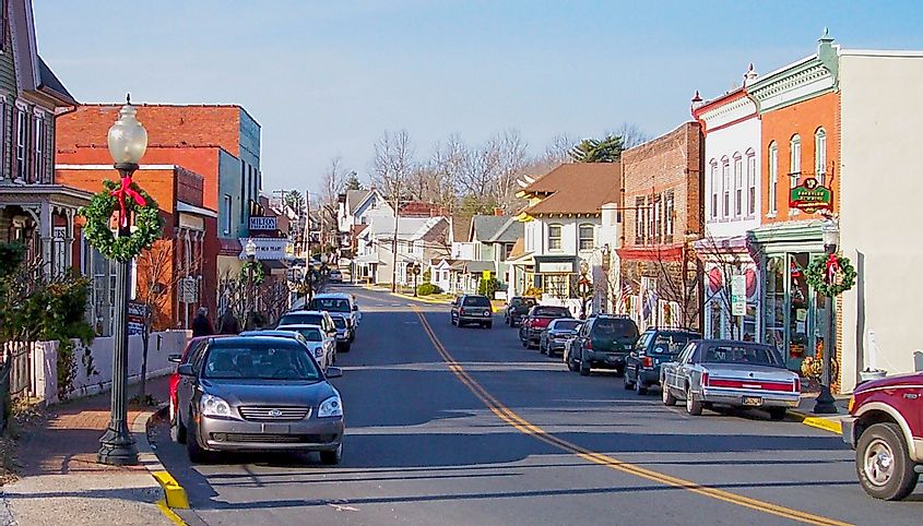 Federal Street in Milton, Delaware.