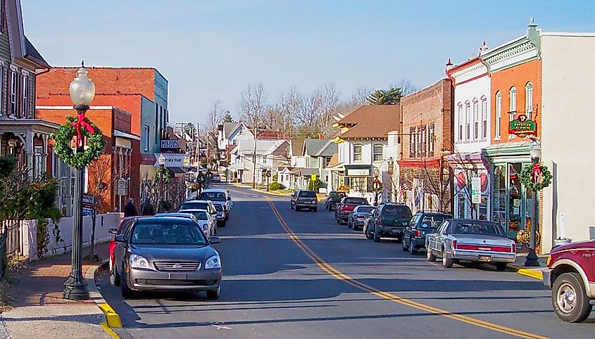 Federal Street in Milton, Delaware.