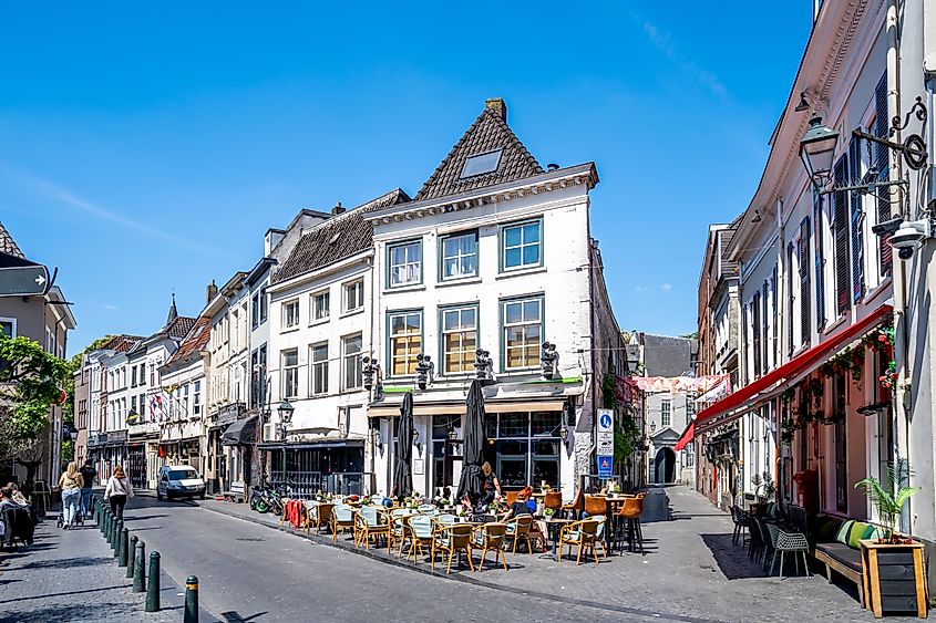 Old city of Breda, Netherlands.