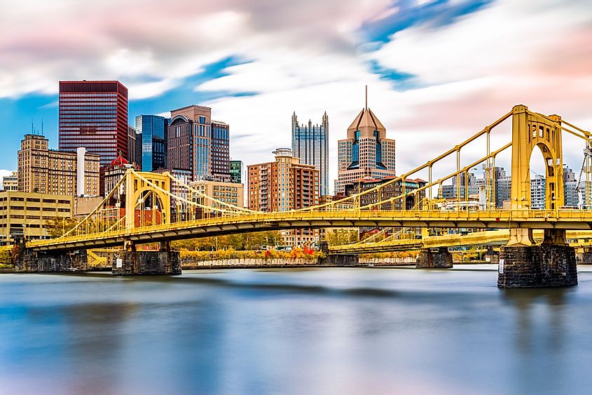 Rachel Carson Bridge in Pittsburgh, Pennsylvania