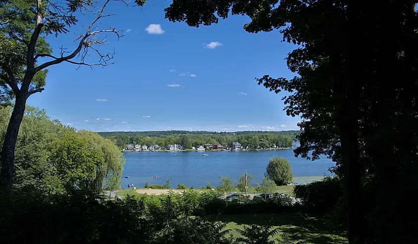 Saratoga Lake, Saratoga Springs, New York.