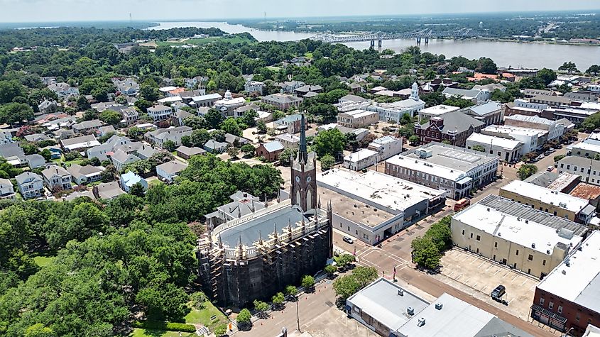Natchez Mississippi. Editorial credit: Josey Wales / Shutterstock.com