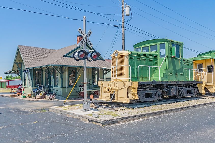 Museum in the former Missouri-Kansas-Texas depot featuring Galena history, mining, and Route 66 exhibits.