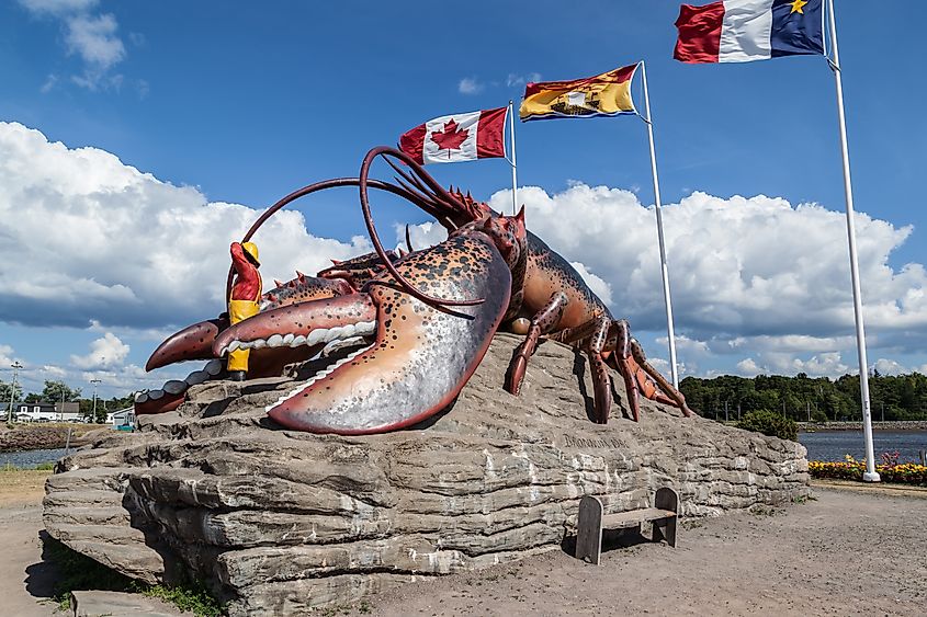 The World's Largest Lobster is a concrete and reinforced steel statue by Canadian artist Winston Bronnum in Shediac, New Brunswick, Canada.