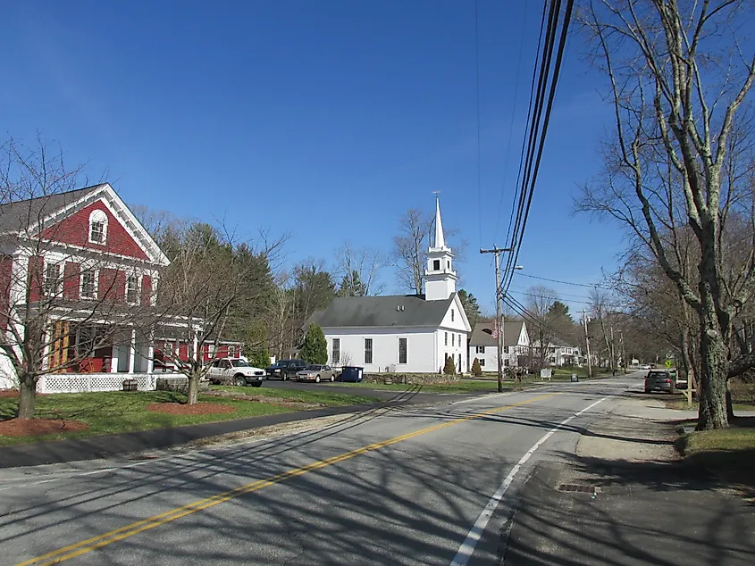 Main Street in Brookline.