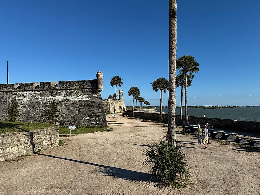 Castillo de San Marcos and views over the bay Image credit Bryan Dearsley
